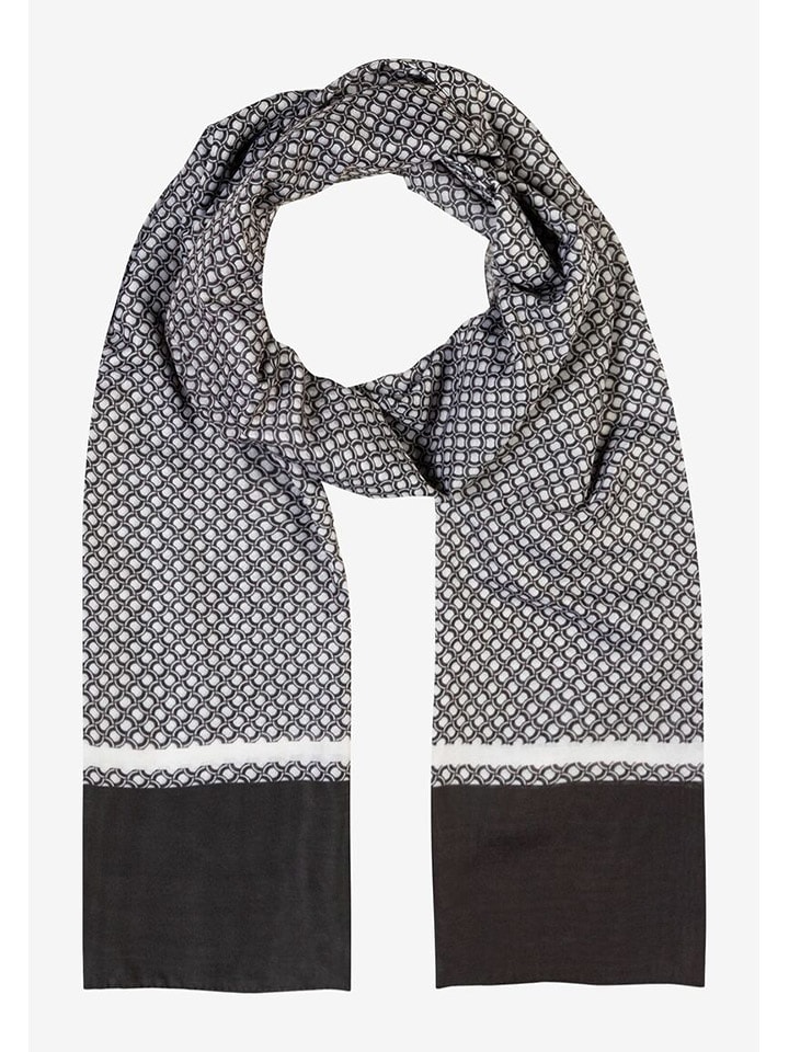 More & More Szal w kolorze czarno-białym rozmiar: onesize