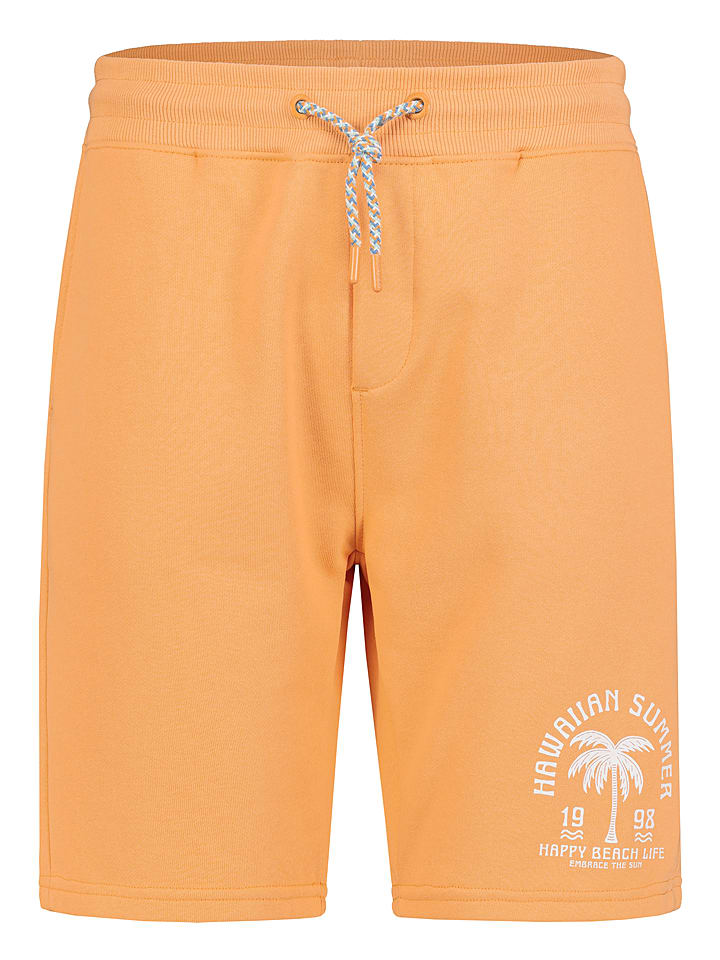 Eight2Nine Szorty dresowe w kolorze pomarańczowym rozmiar: L