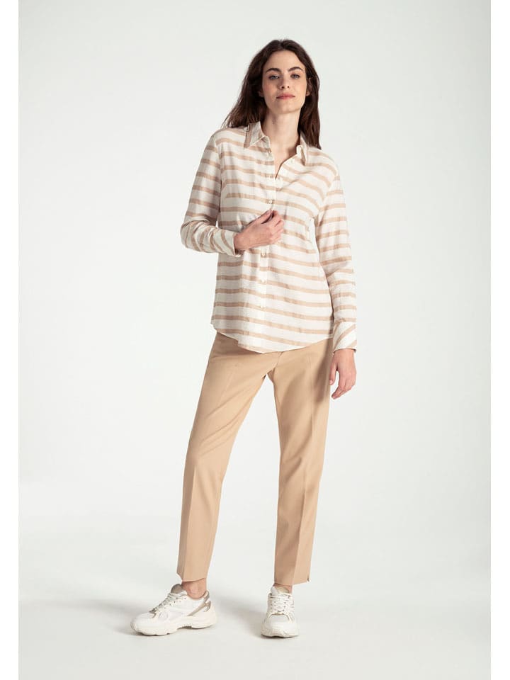 More & More Spodnie w kolorze beżowym rozmiar: 46