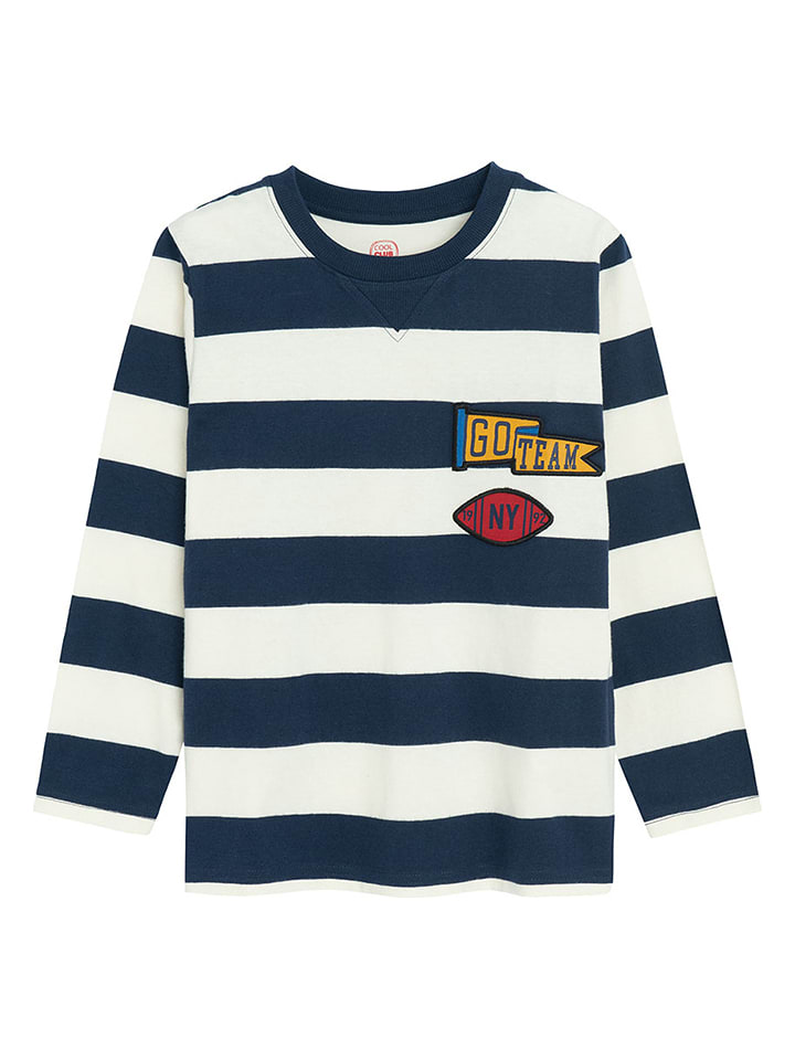 COOL CLUB Koszulka w kolorze granatowo-białym rozmiar: 104