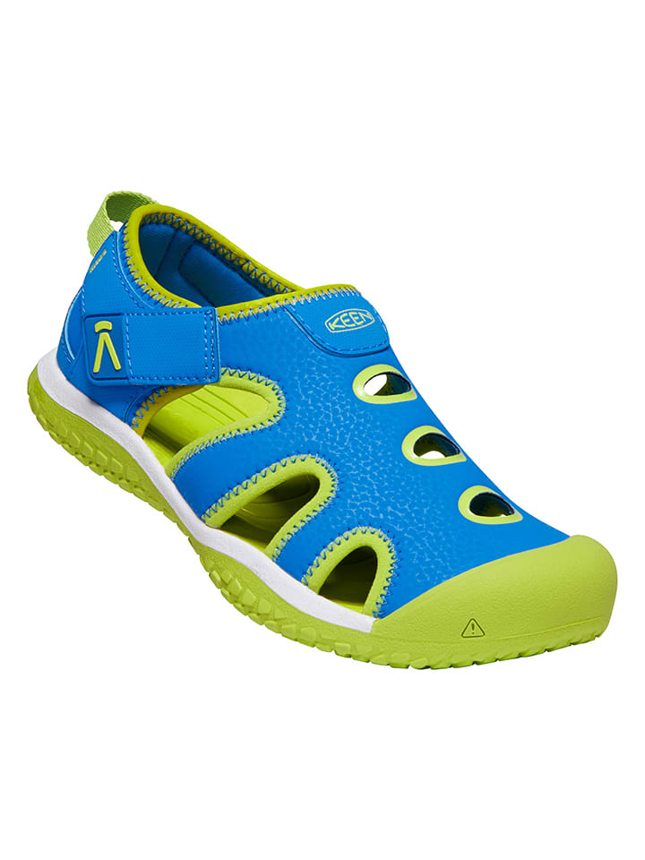 Buty kąpielowe "Stingray" w kolorze niebiesko-zielonym