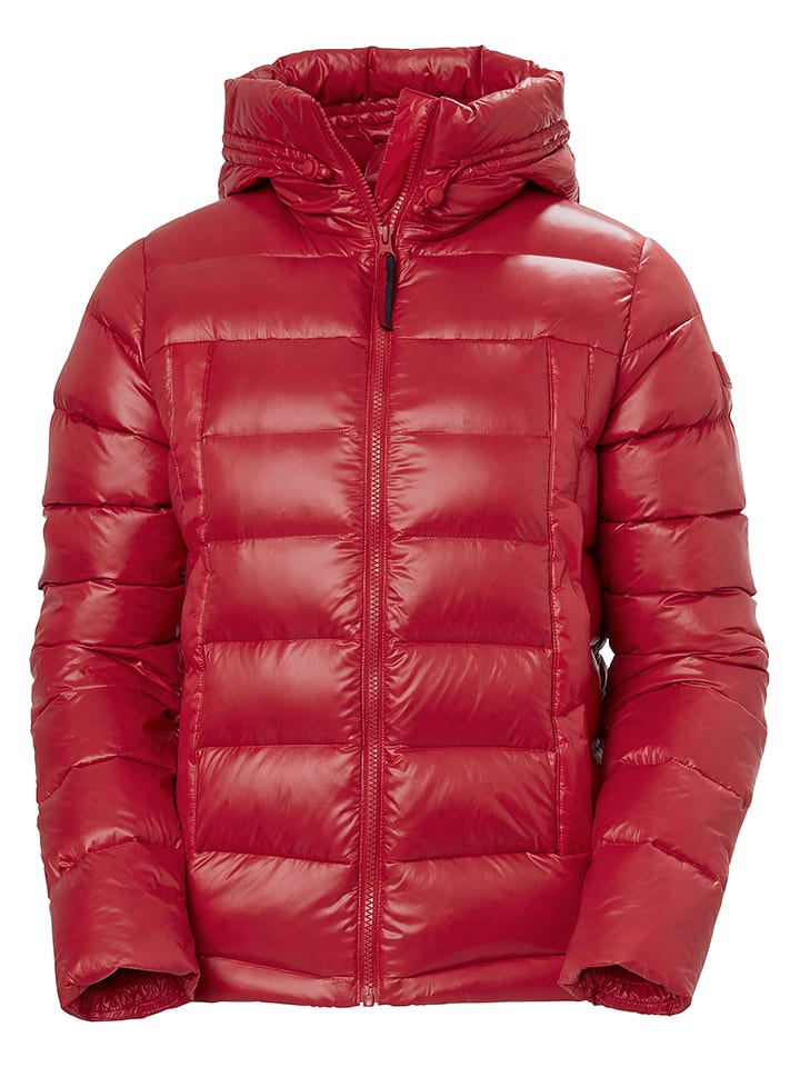 Kurtka puchowa "RWB" w kolorze czerwonym