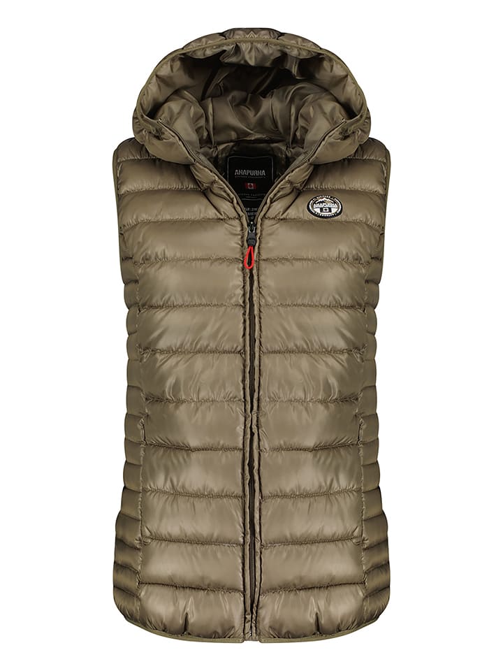 Kamizelka pikowana "Ada" w kolorze khaki