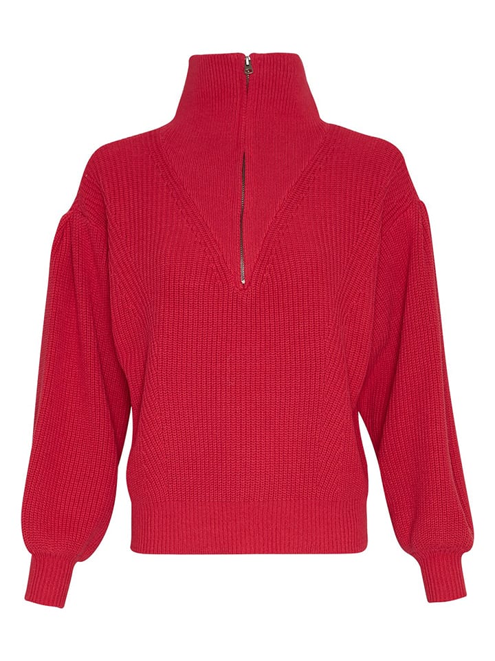 MOSS COPENHAGEN Sweter "Sitara" w kolorze różowym rozmiar: XS/S