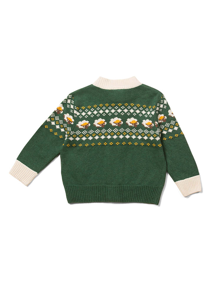 Little Green Radicals Kardigan "From One To Another" w kolorze zielonym rozmiar: 110