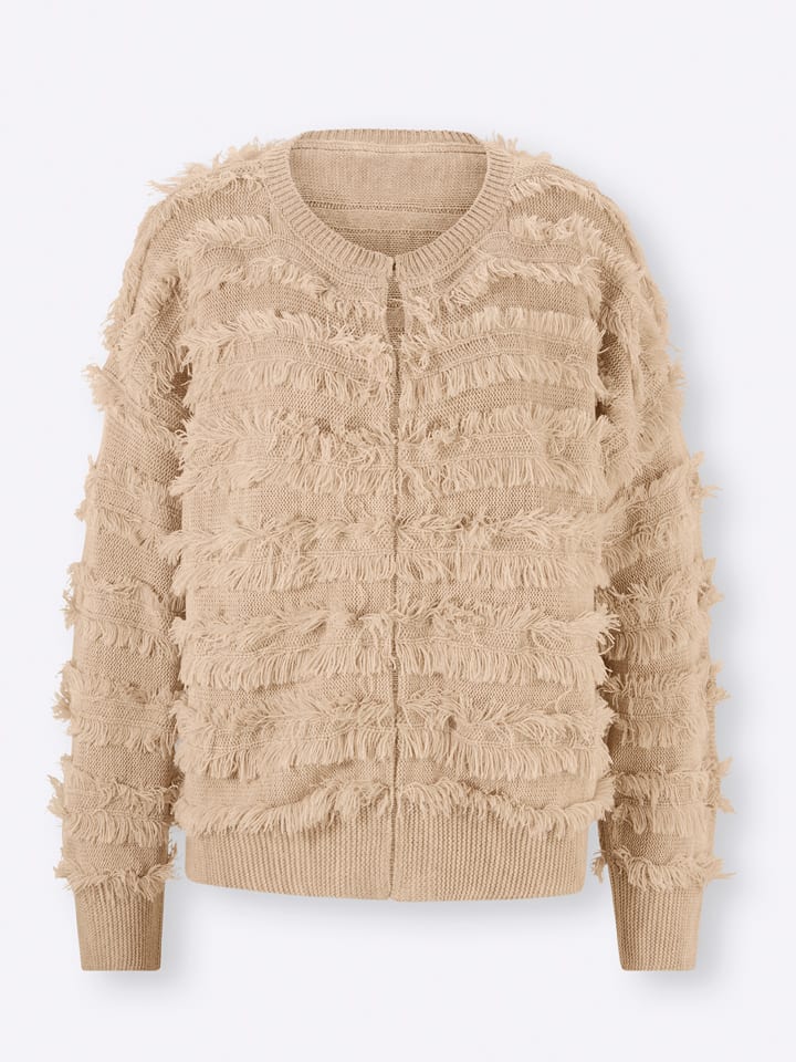Kardigan w kolorze beżowym