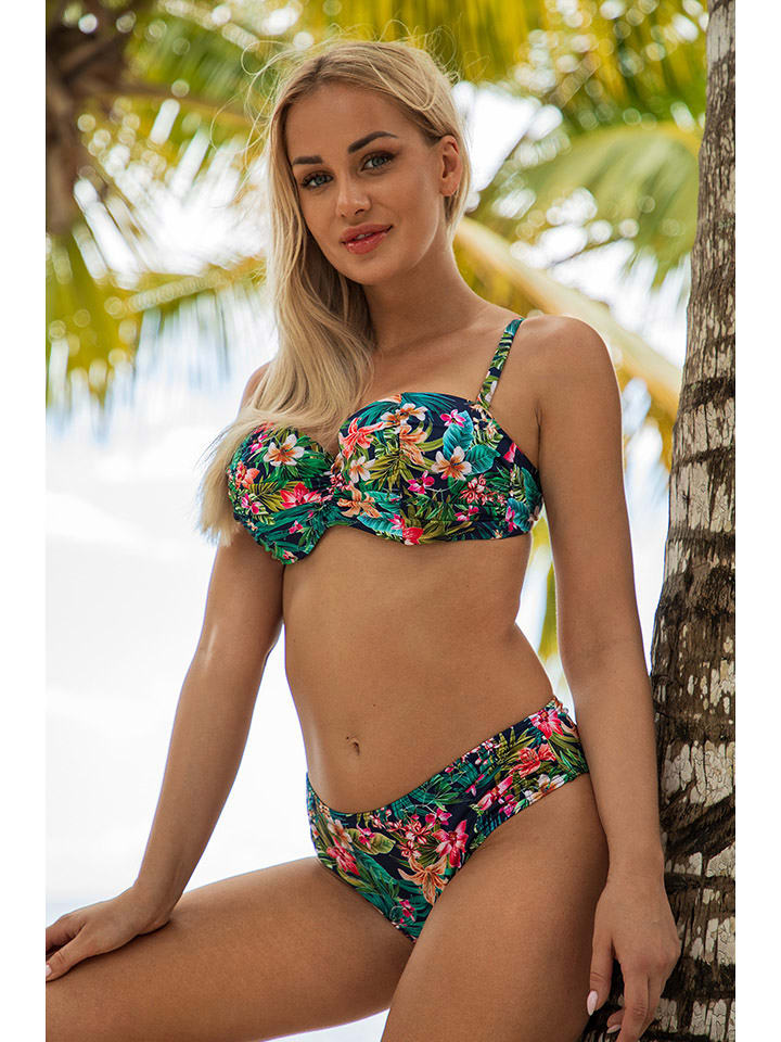 Bikini w kolorze ze wzorem