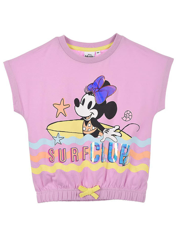 MINNIE MOUSE Koszulka "Minnie" w kolorze fiołkowym ze wzorem rozmiar: 116