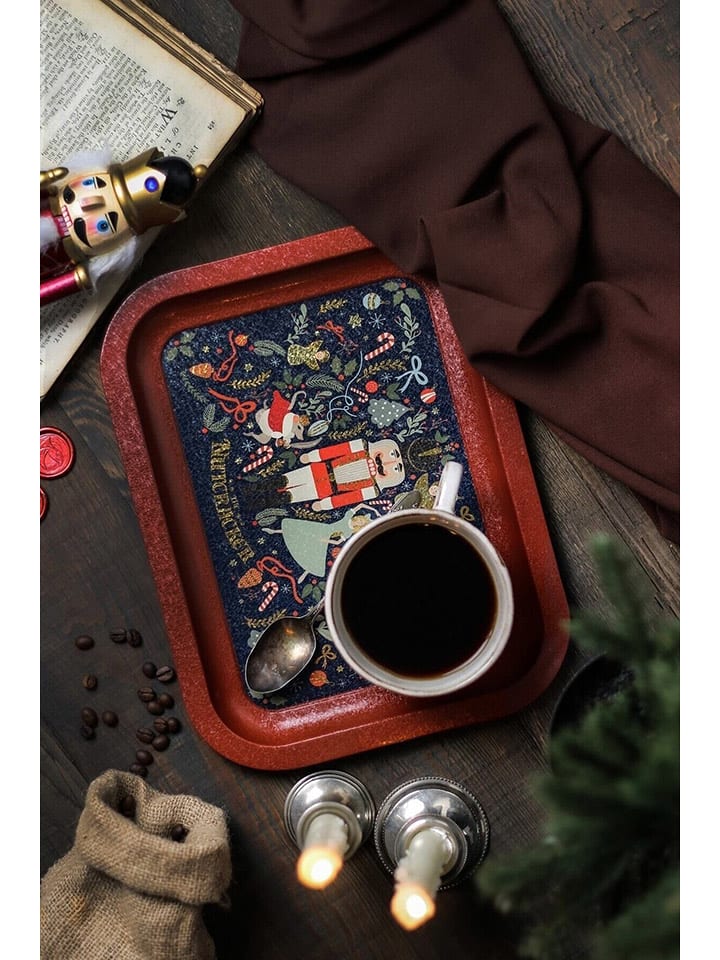 Violeta Home Taca w kolorze brązowo-granatowym - 23,3 x 30,7 cm rozmiar: onesize