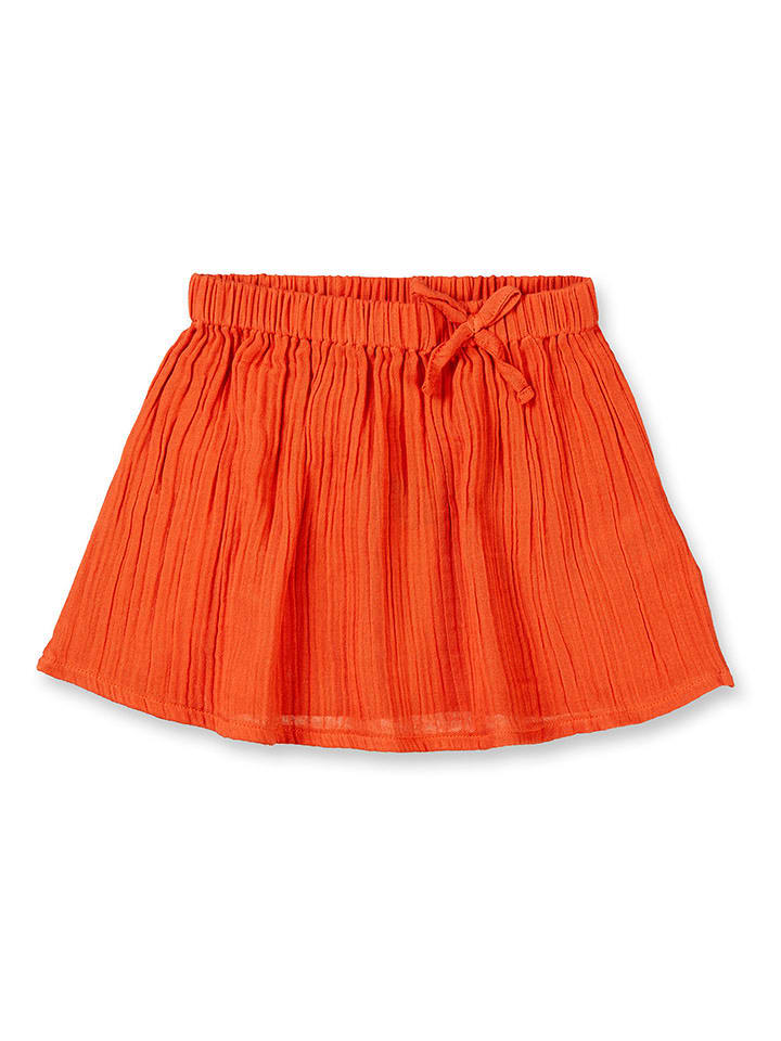 Sense Organics Spódnica muślinowa w kolorze czerwonym rozmiar: 98