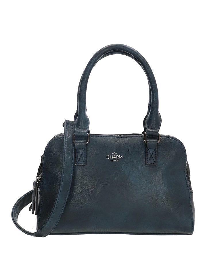 Torebka w kolorze granatowym - 25,5 x 16,5 x 11 cm