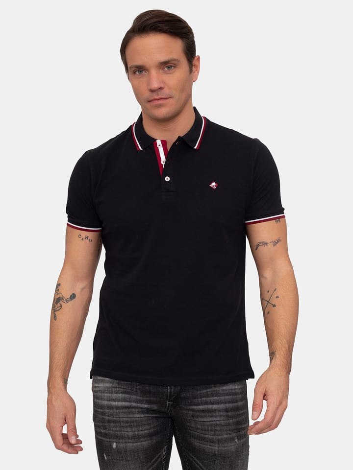 SIR RAYMOND TAILOR Koszulka polo "Amsterdam" w kolorze czarnym rozmiar: 3XL