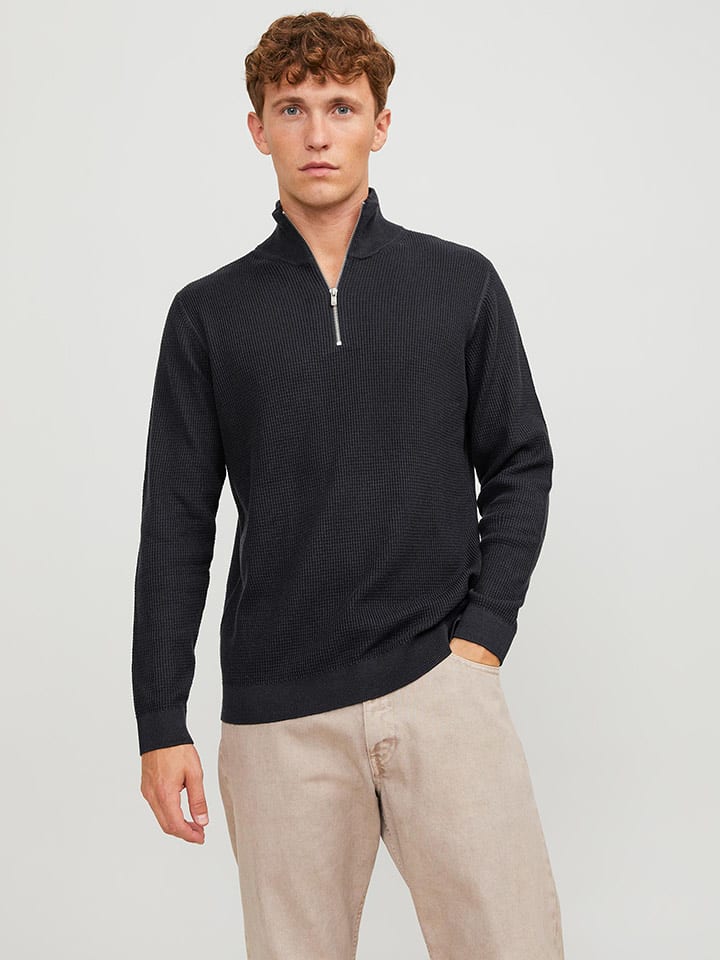 Jack & Jones Sweter w kolorze czarnym rozmiar: XXL