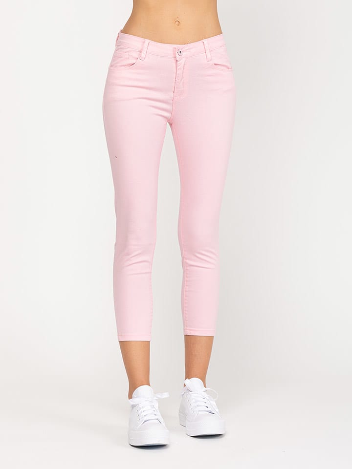 Spodnie w kolorze różowym