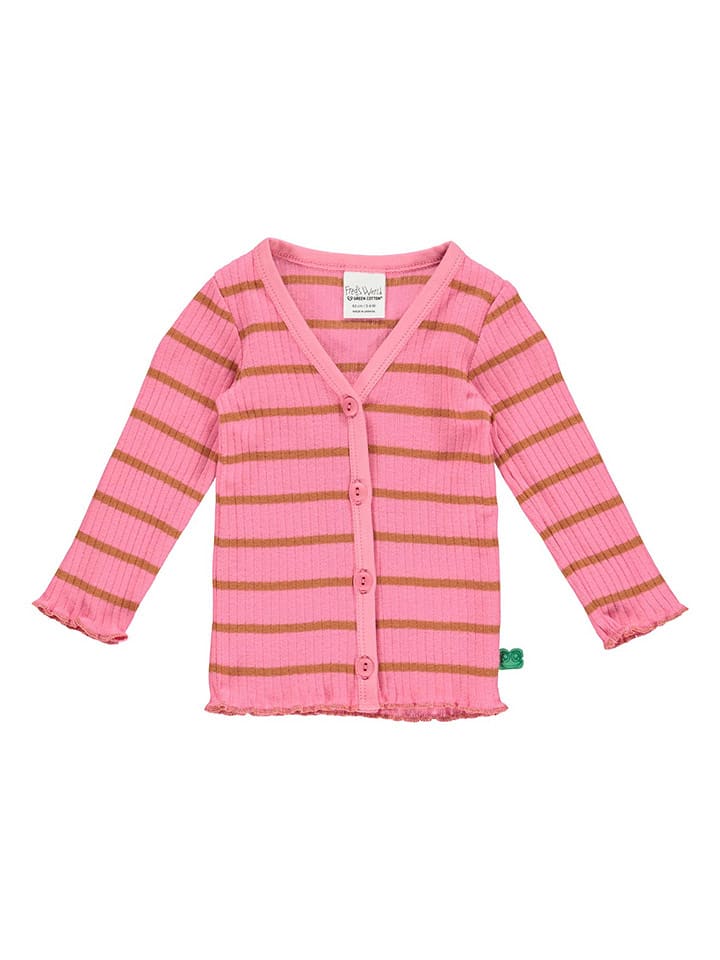 Fred´s World by GREEN COTTON Kardigan w kolorze różowym rozmiar: 80