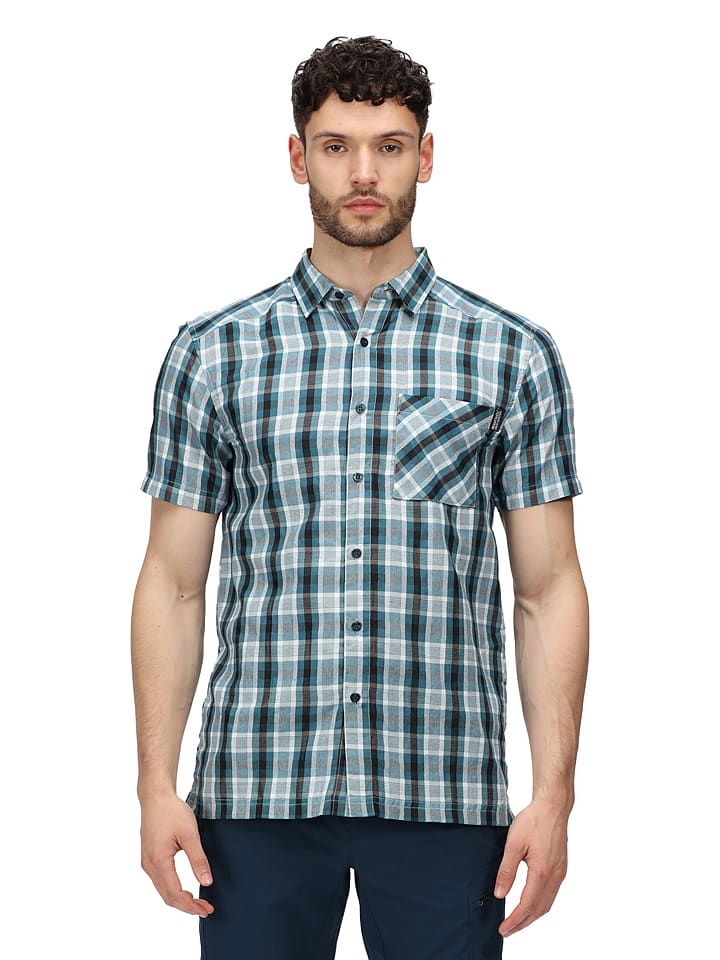 Regatta Koszula "Mindano VI" w kolorze niebieskim rozmiar: L