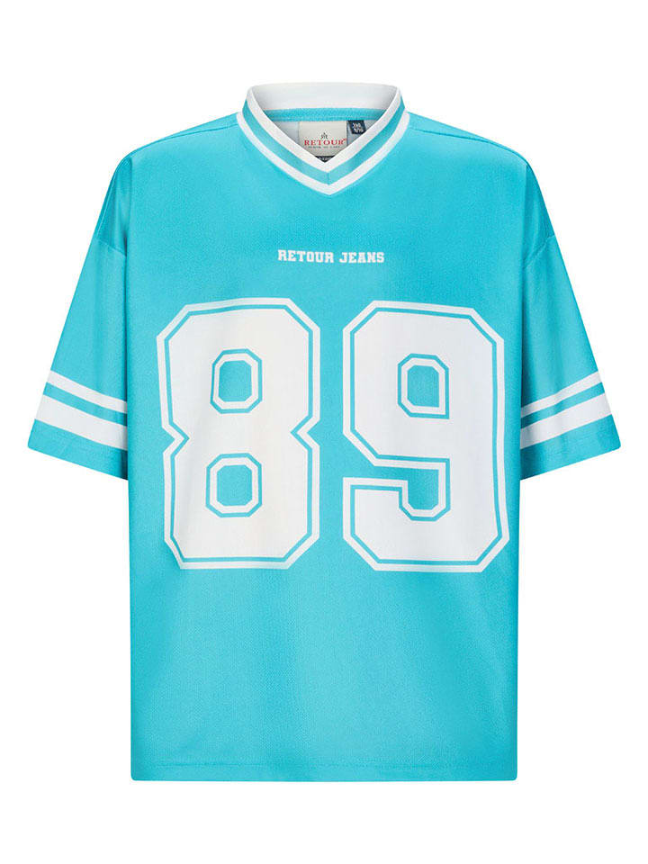 Retour Koszulka "Micha" w kolorze błękitnym rozmiar: 116