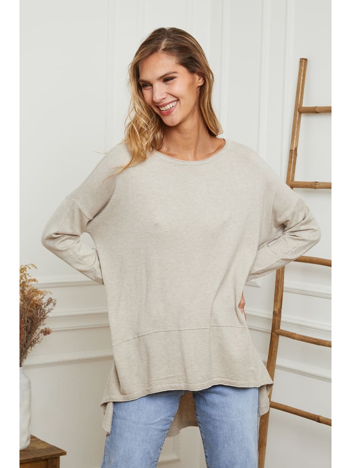 Joséfine Sweter "Gus" w kolorze beżowym rozmiar: M