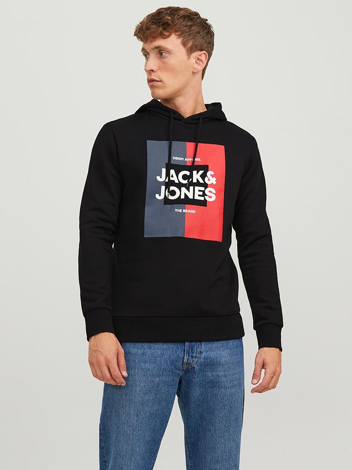 Jack & Jones Bluza "Oscar" w kolorze czarnym rozmiar: XL