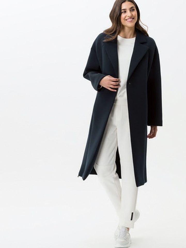 BRAX Płaszcz przejściowy "France" w kolorze granatowym rozmiar: 36