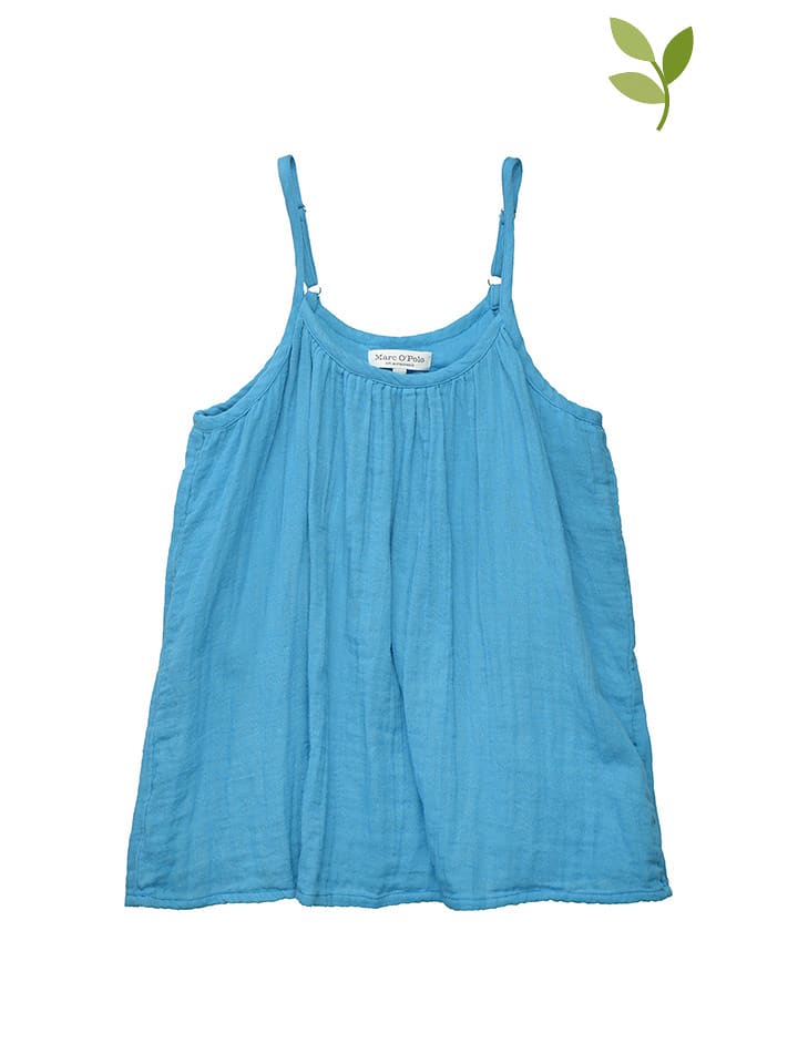 Marc O'Polo Junior Top w kolorze turkusowym rozmiar: 104/110