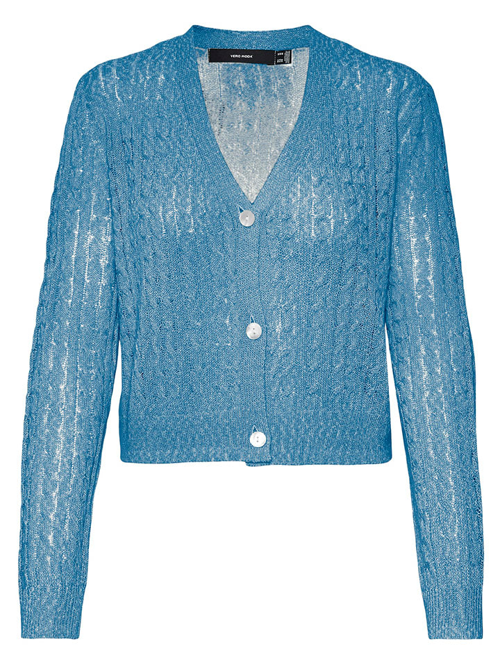 Vero Moda Kardigan w kolorze niebieskim rozmiar: L