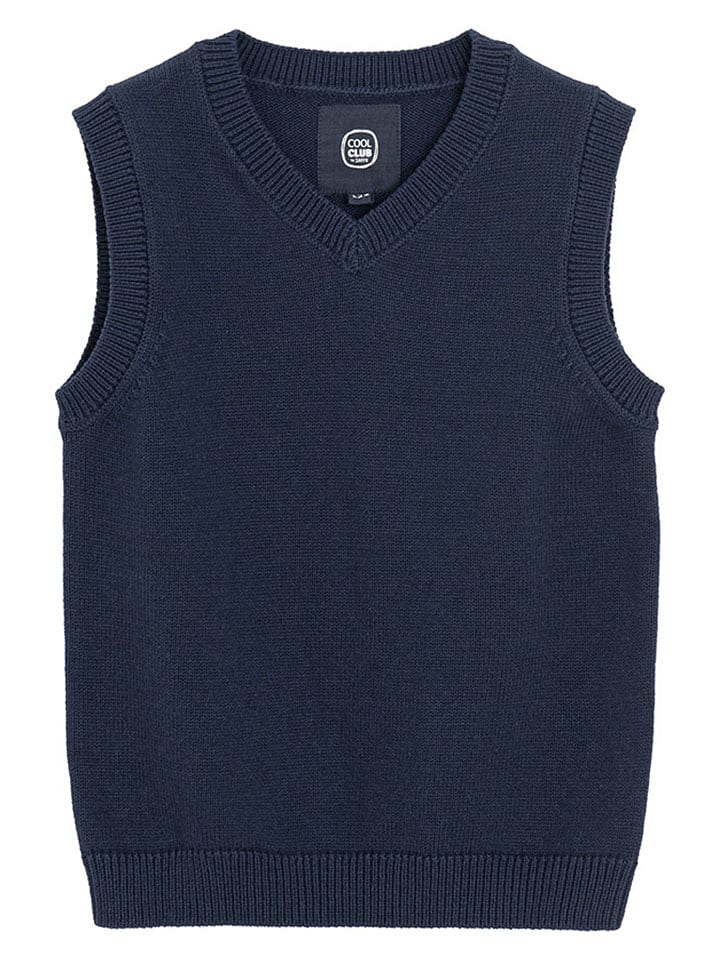 COOL CLUB Bezrękawnik w kolorze granatowym rozmiar: 116
