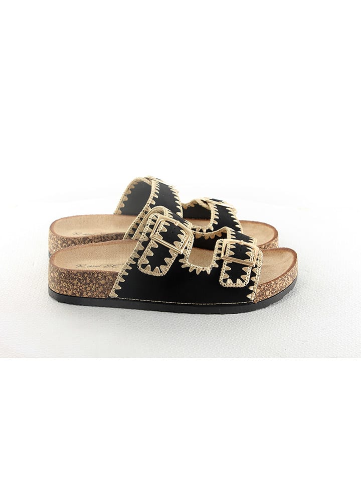 Poti Pati Klapki w kolorze czarnym rozmiar: 37