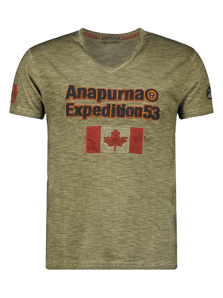 Koszulka "Jimdana" w kolorze khaki