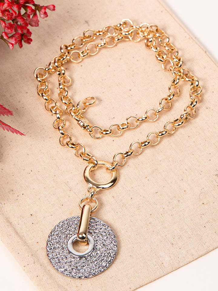 LUNAMOVAS Pozłacany naszyjnik rozmiar: onesize