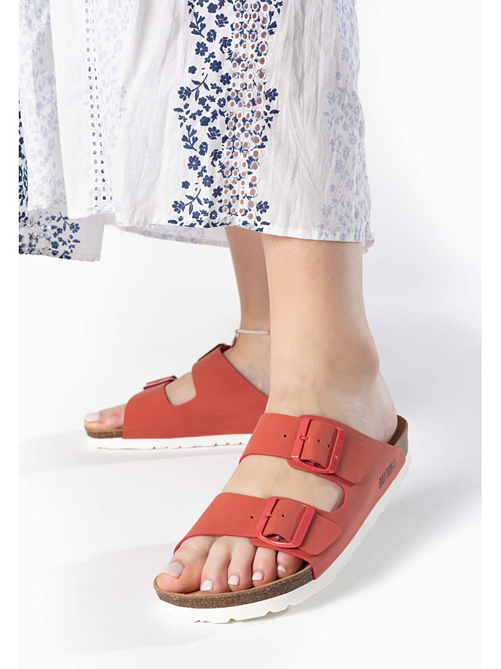 BAYTON Klapki "Atlas" w kolorze czerwonym rozmiar: 37