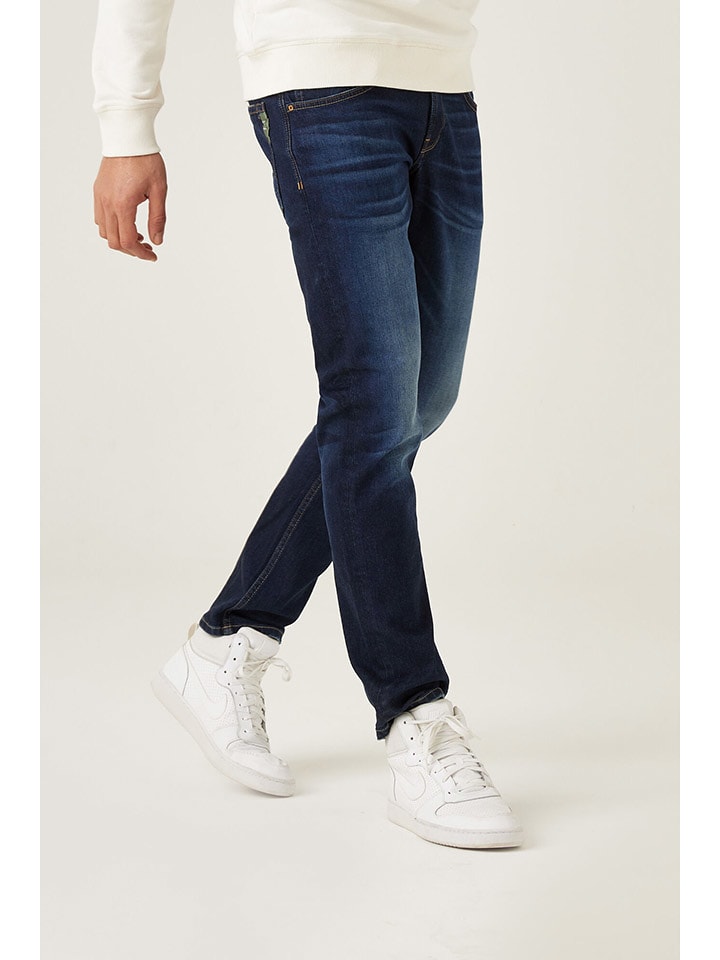 Garcia Dżinsy - Slim fit - w kolorze granatowym rozmiar: W30/L32