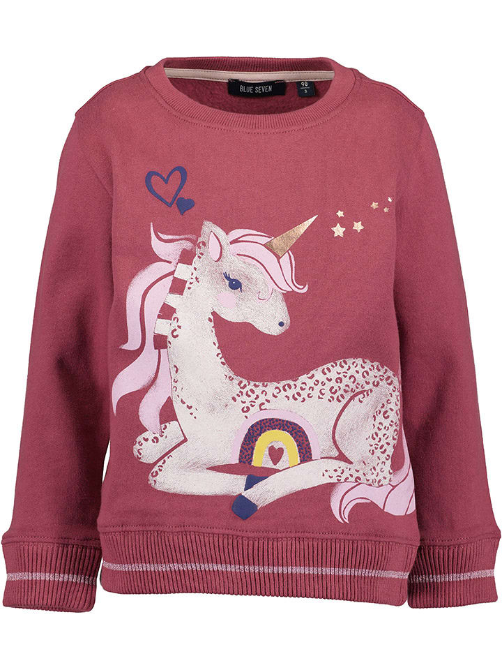 Blue Seven Bluza w kolorze szaroróżowym rozmiar: 128