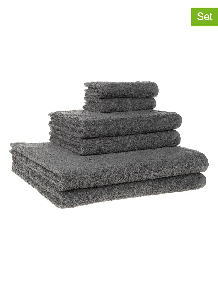 avance Ręczniki (6 szt.) w kolorze szarym rozmiar: onesize