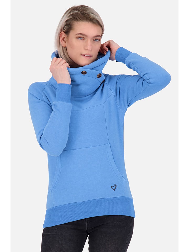 alife and kickin Bluza "VioletAK" w kolorze niebieskim rozmiar: XS