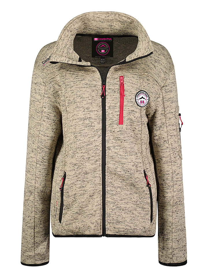 Canadian Peak Kurtka polarowa "Trincesseak" w kolorze szarym rozmiar: M