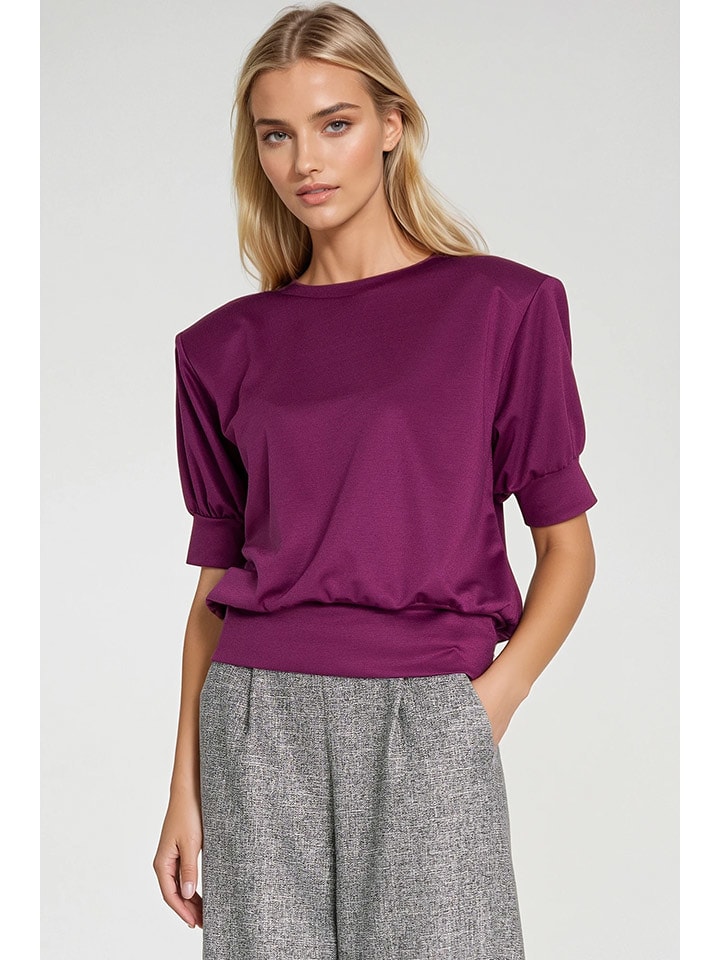 Nife Koszulka w kolorze fioletowym rozmiar: 42