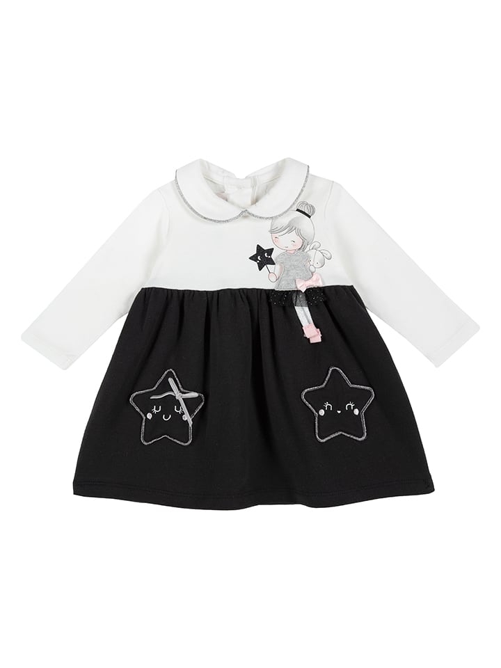 Sukienka w kolorze biało-czarnym