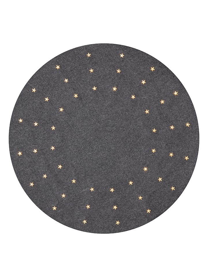 Osłona LED w kolorze szarym na stojak choinkowy - Ø 80 cm