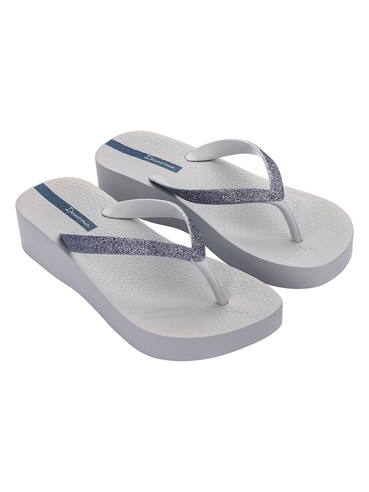 Ipanema Japonki w kolorze srebrno-szarym rozmiar: 41/42