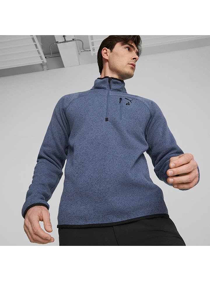 Puma Bluza polarowa "Seasons" w kolorze niebieskim rozmiar: XXL