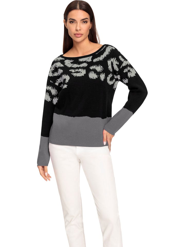 Heine Sweter w kolorze czarnym rozmiar: 40