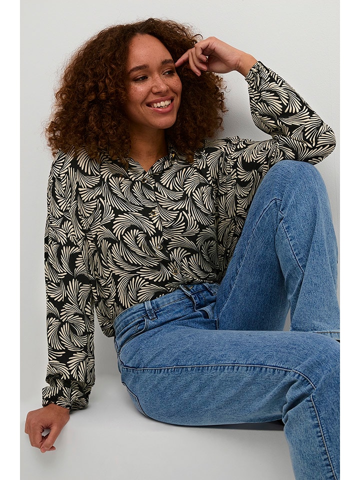 Kaffe Bluzka w kolorze brązowo-beżowym rozmiar: 44