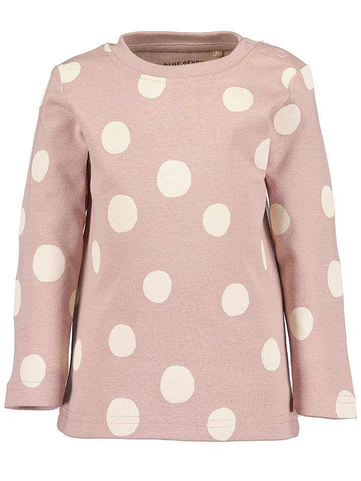 Blue Seven Koszulka w kolorze jasnoróżowo-kremowym rozmiar: 80