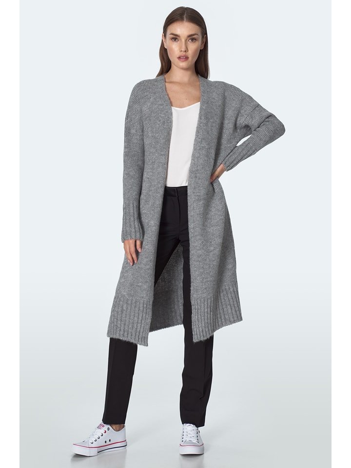 Kardigan w kolorze szarym
