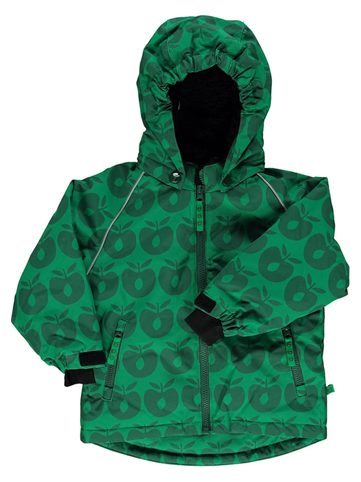 Småfolk Kurtka zimowa w kolorze zielonym rozmiar: 92/98