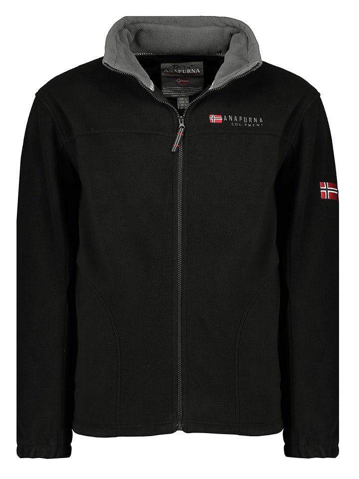 ANAPURNA Kurtka polarowa "Uranium" w kolorze czarnym rozmiar: 3XL