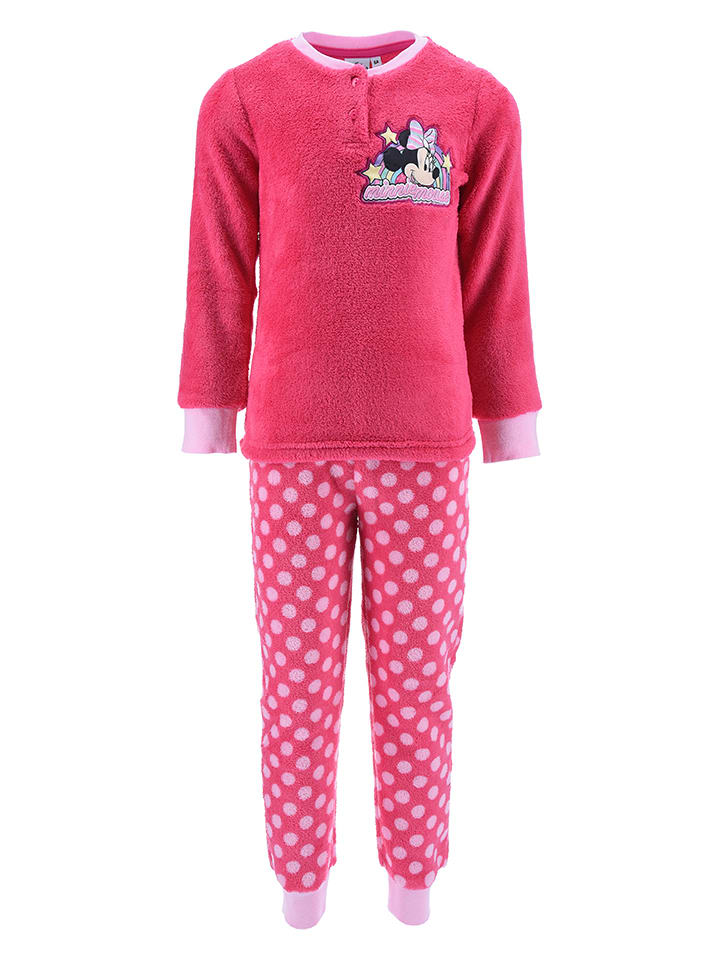 Disney Minnie Mouse Piżama "Minnie" w kolorze różowym rozmiar: 98