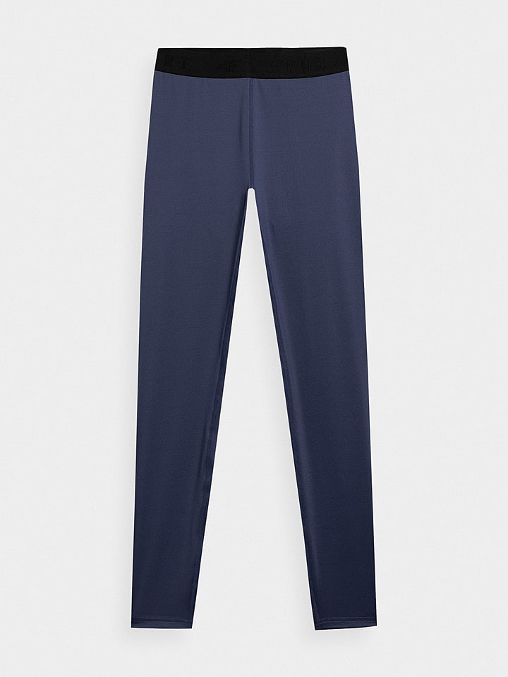 4F Legginsy sportowe w kolorze granatowym rozmiar: S