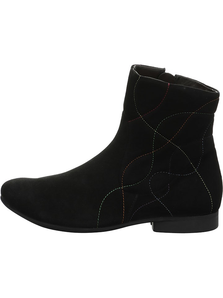 Think! Skórzane botki w kolorze czarnym rozmiar: 37